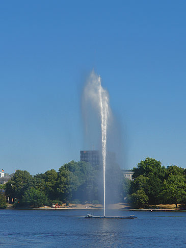 Foto Fontäne auf der Binnenalster