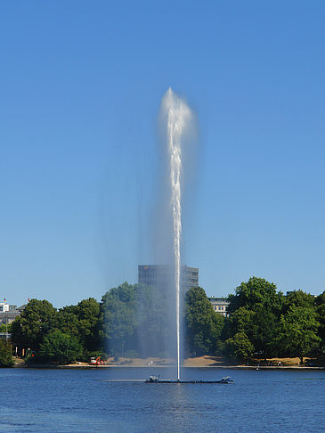 Foto Fontäne auf der Binnenalster