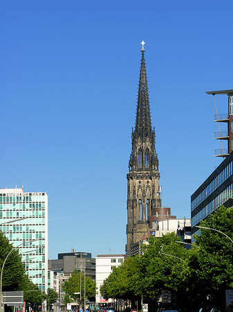 Foto St. Nikoilai Turm - Hamburg