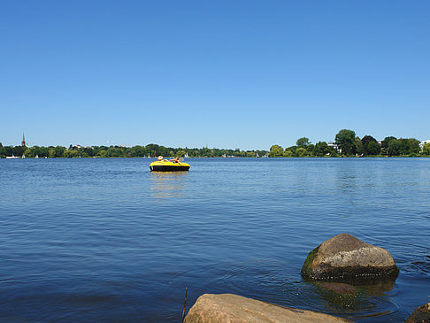 Foto Badestrand an der Außenalster