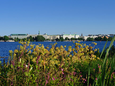 Foto Blick nach Osten von der Außenalster - Hamburg