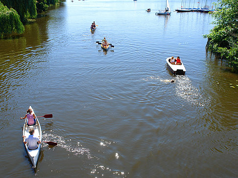 Boote auf der Außenalster - Hamburg (Hamburg)