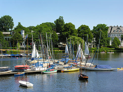 Bootsverleih und Hafen auf der Außenalster - Hamburg (Hamburg)