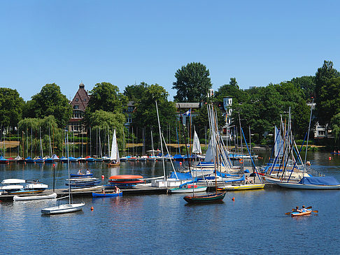 Fotos Bootsverleih und Hafen auf der Außenalster