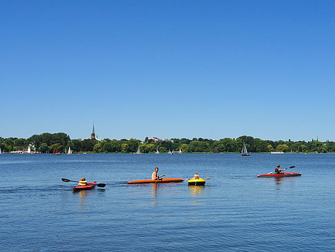 Kanufahrt auf der Außenalster - Hamburg (Hamburg)