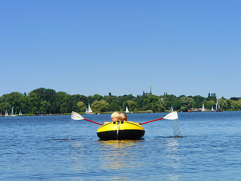 Kanufahrt auf der Außenalster - Hamburg (Hamburg)