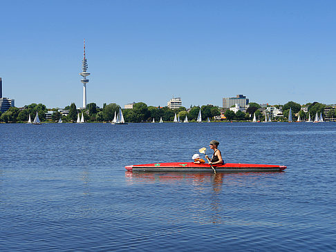 Kanufahrt auf der Außenalster - Hamburg (Hamburg)