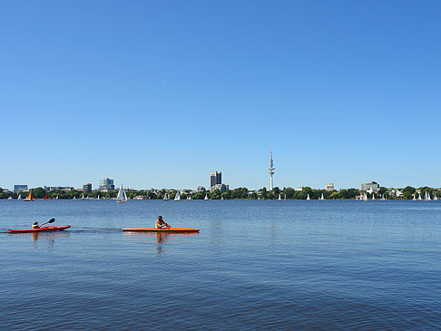 Fotos Kanufahrt auf der Außenalster | Hamburg