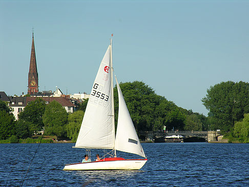 Segeln auf der Außenalster - Hamburg (Hamburg)