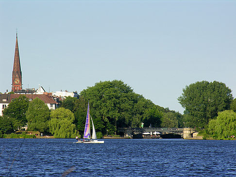 Fotos Segeln auf der Außenalster