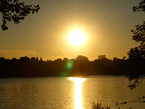 Fotos Sonnenuntergang an der Außenalster | Hamburg