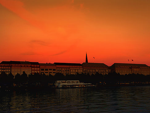 Binnenalster am Abend