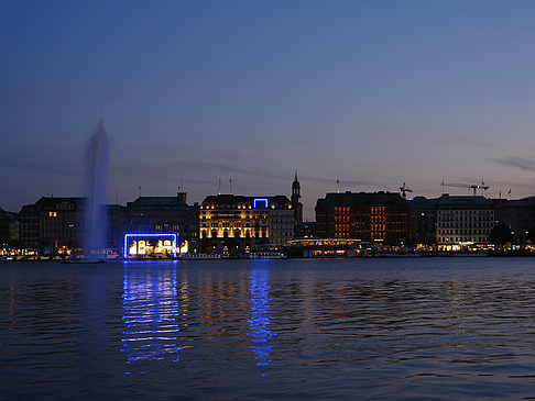 Binnenalster am Abend