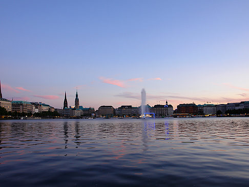 Foto Fontäne auf der Binnenalster