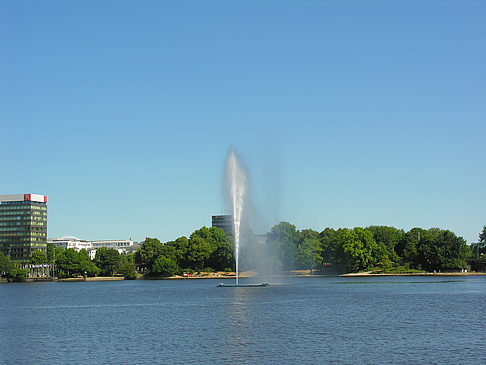 Foto Fontäne auf der Binnenalster