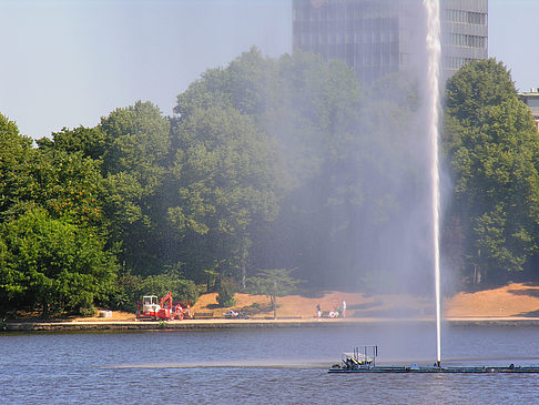 Fontäne auf der Binnenalster