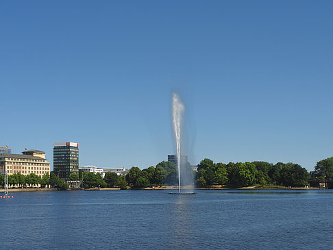 Fontäne auf der Binnenalster Foto 