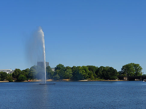 Foto Fontäne auf der Binnenalster