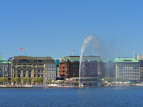 Foto Fontäne auf der Binnenalster