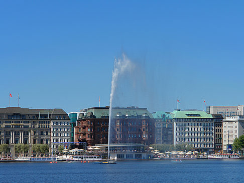 Foto Fontäne auf der Binnenalster