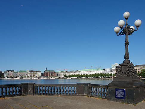 Fotos Laterne und Binnenalster | Hamburg