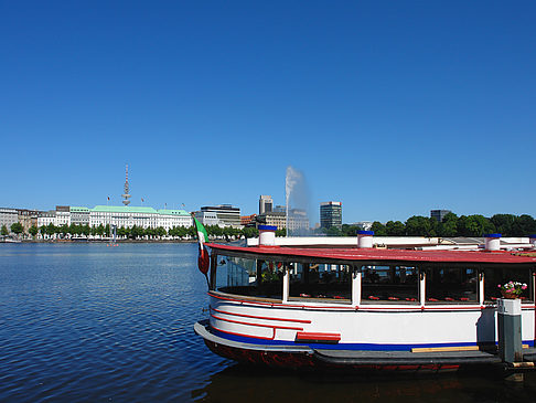 Foto Schiffe auf der Binnenalster - Hamburg