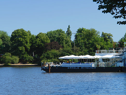 Schiffe auf der Binnenalster - Hamburg (Hamburg)