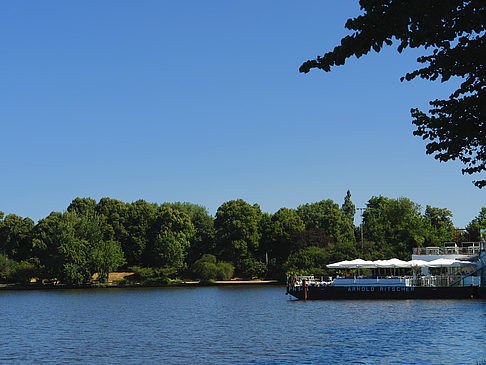 Schiffe auf der Binnenalster - Hamburg (Hamburg)