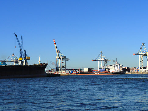 Blick auf den Hafen