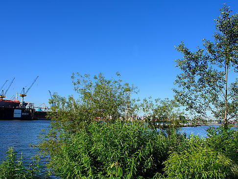 Foto Blick auf den Hafen