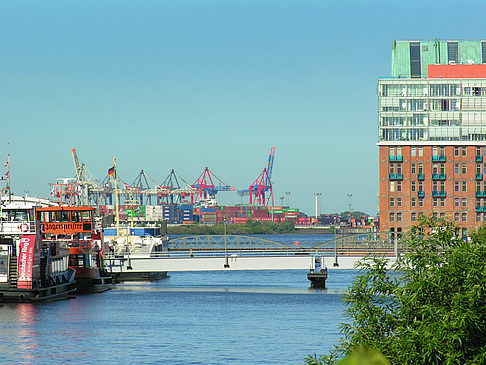 Blick auf den Hafen