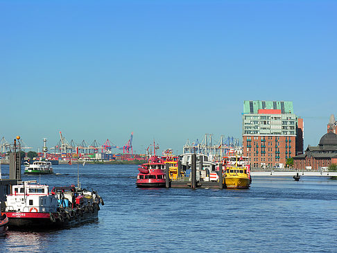 Foto Blick auf den Hafen