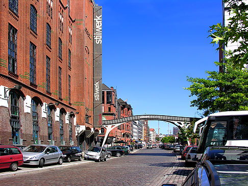 Straßencafes am Hafen - Hamburg (Hamburg)