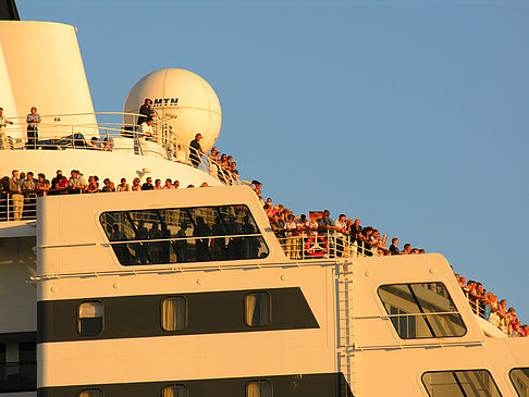 Queen Mary 2 Nahaufnahme