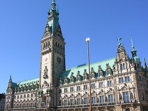 Rathaus von der Seite - Hamburg (Hamburg)